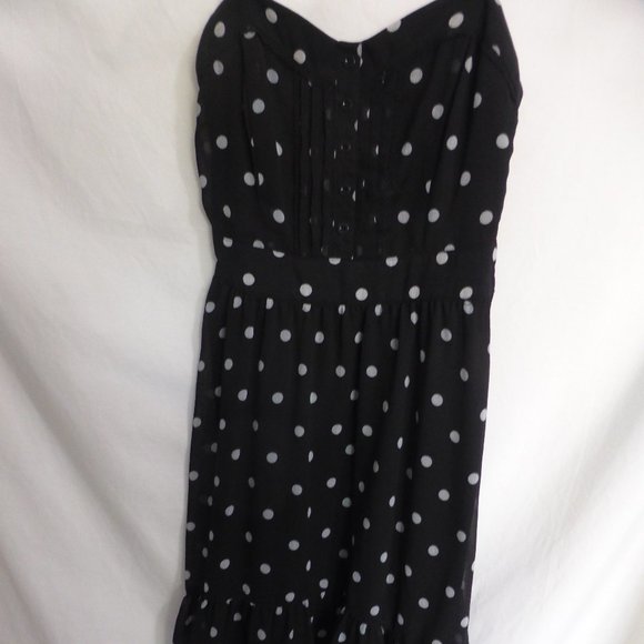 DYNAMITE, xs, spaghetti strap black and grey dress